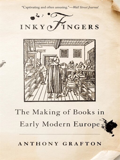 Title details for Inky Fingers by Anthony Grafton - Available